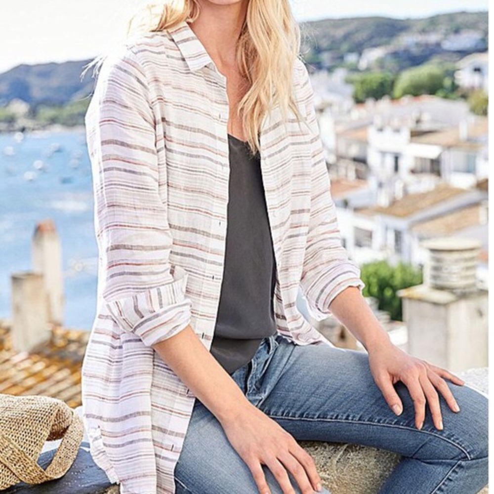 Garnet Hill Linen Tunic